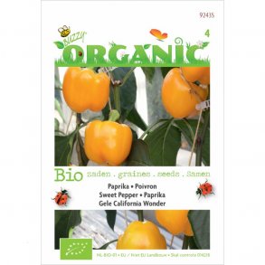 Capsicum annuun Yellow California Wonder - kologiske