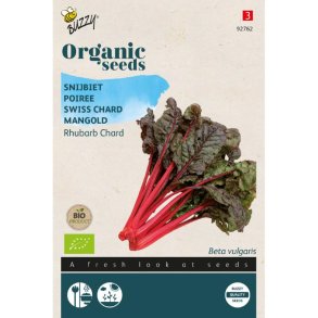 Bata vulgaris Rhubarb Chard - kologisk