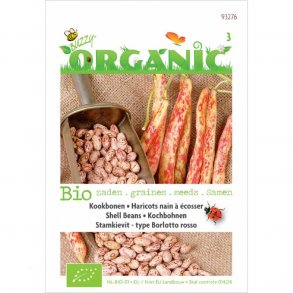  Phaseolus vulgaris Borlotto Rosso - kologiske