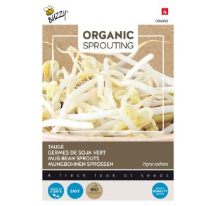 Mung B�nnespirer - Phaseolus radiata - �kologiske fr� - BUZZY� ORGANIC SPROUTING 