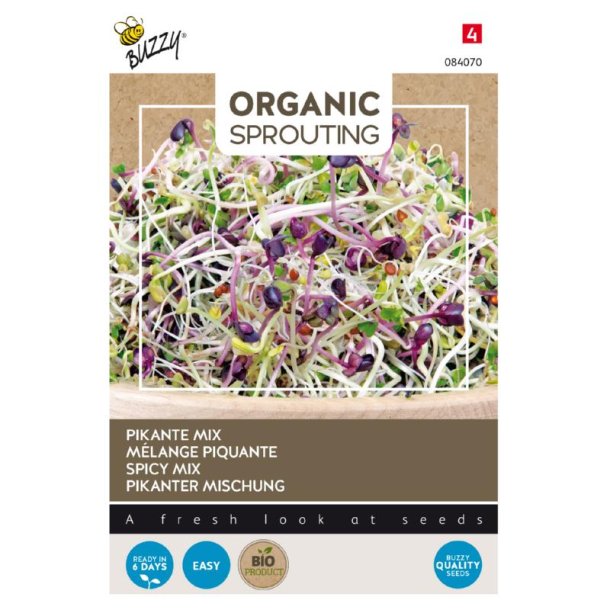 Spicy mix spirer - kologiske fr - BUZZY ORGANIC SPROUTING 