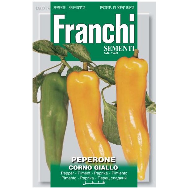 Capsicum annuum Corno Giallo