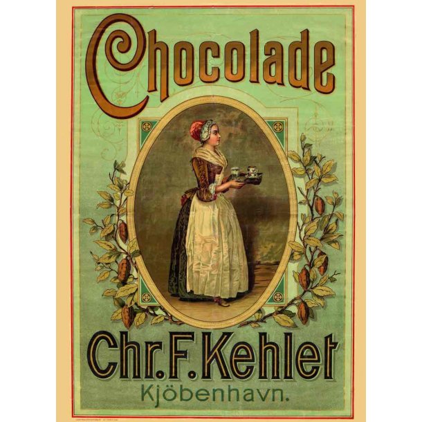 Chr. F. Kehlets Chokolad - magnet