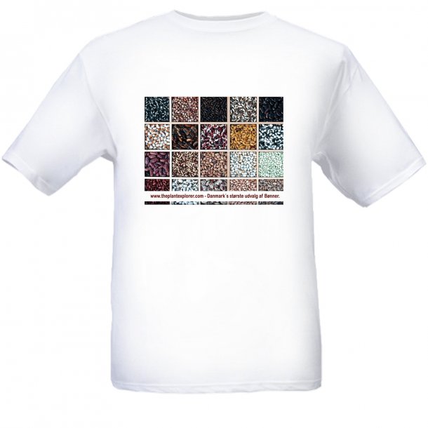 T-shirt med et flot tryk af mange forskellige bnnefr